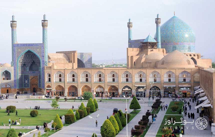 اصفهان در بهار- میدان نقش جهان